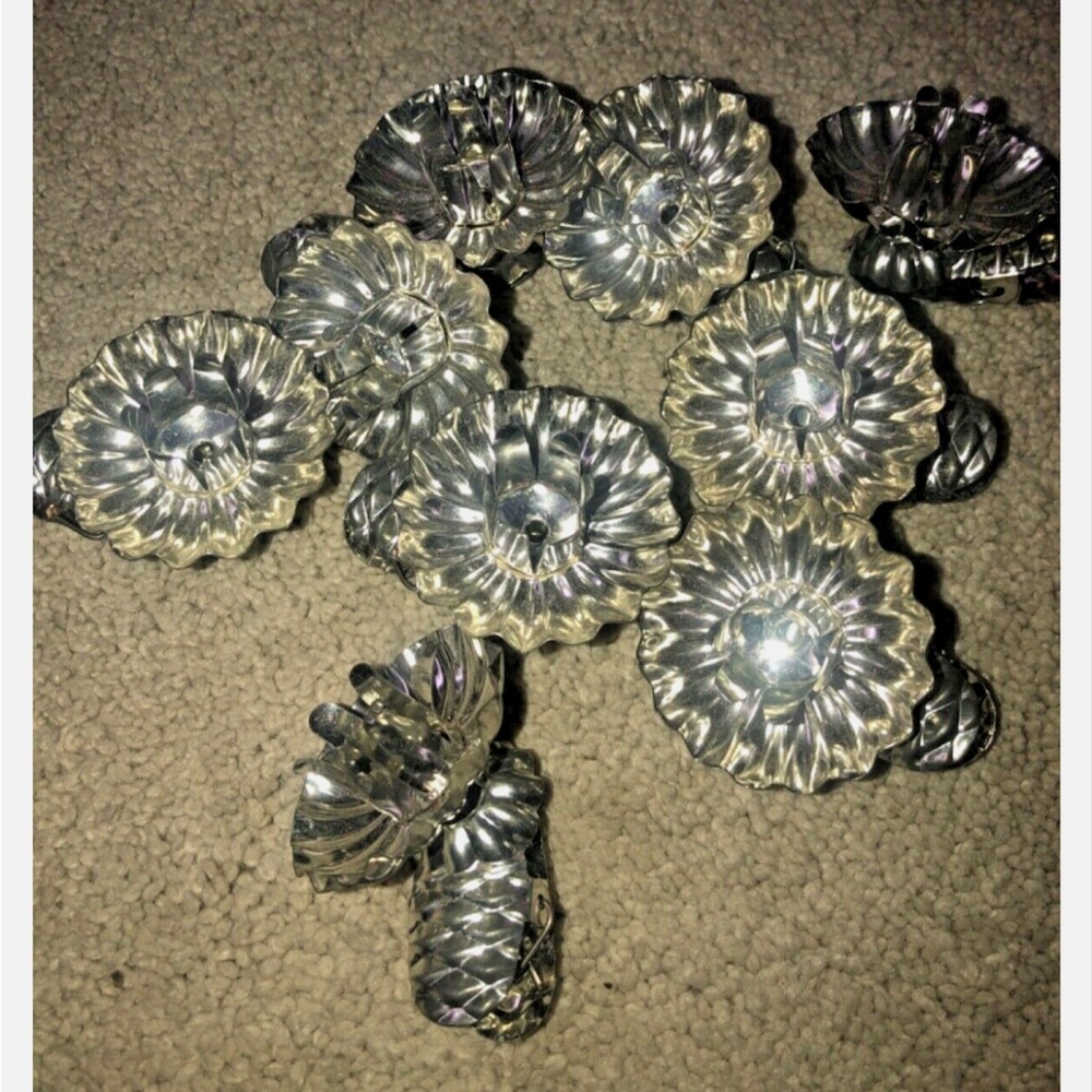 Vintage Christmas Tree‎ Clip on Ornament Candle Clips (9)